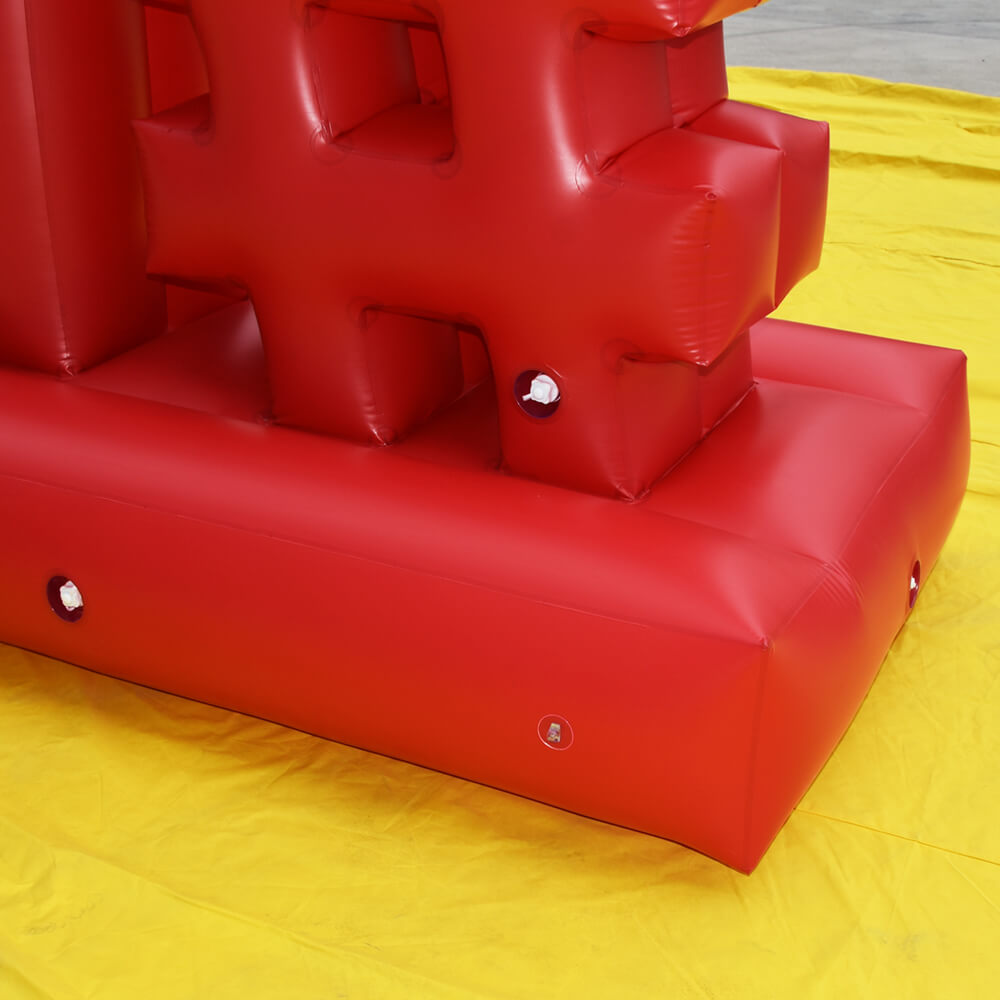 KeepFuns Giant red "#READYFOR" letter inflatable model, event theme display inflatable model, brand promotion decoration props