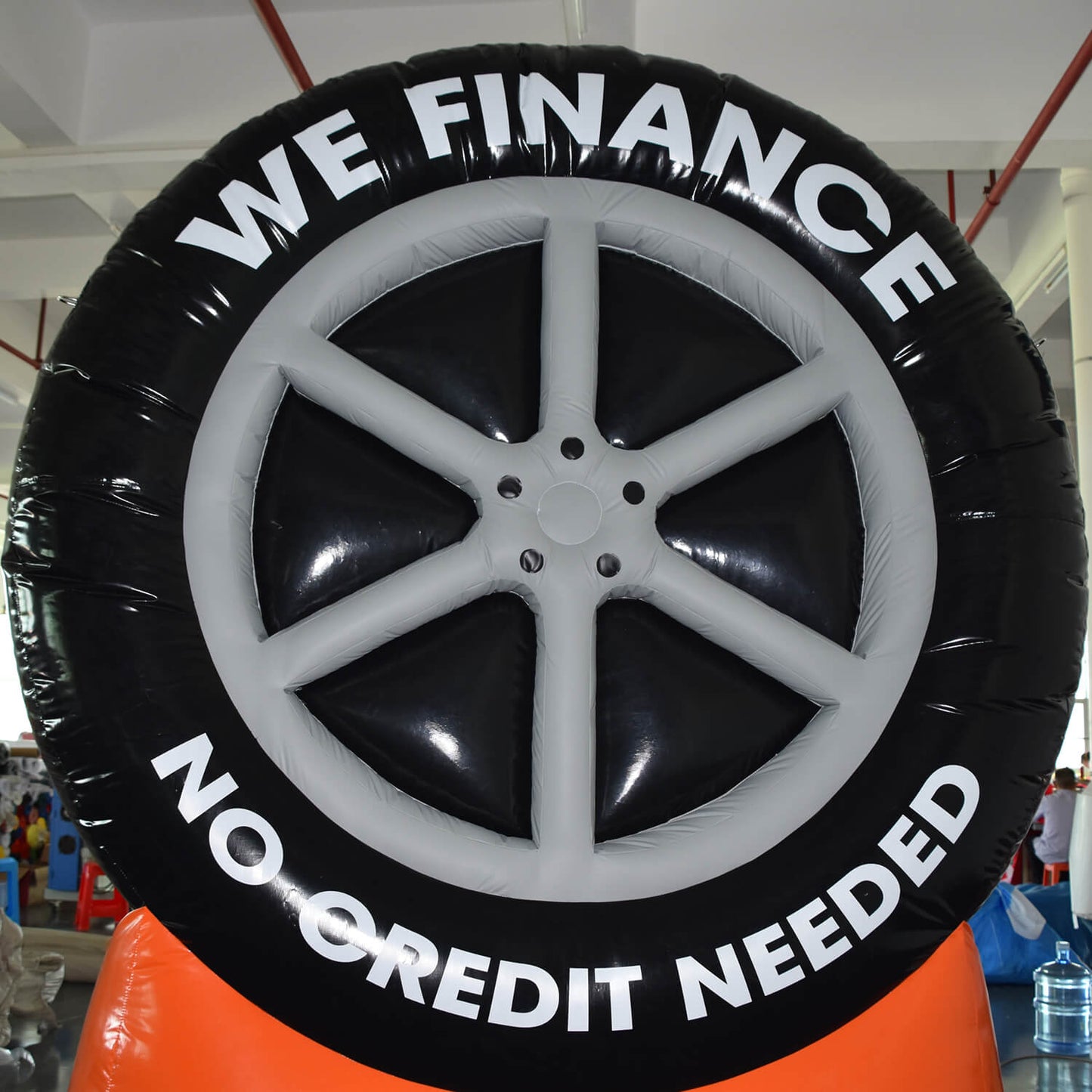 KeepFuns Giant tire inflatable model, automotive financial services promotional inflatable model, tire shop marketing display props