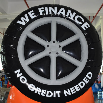 KeepFuns Giant tire inflatable model, automotive financial services promotional inflatable model, tire shop marketing display props