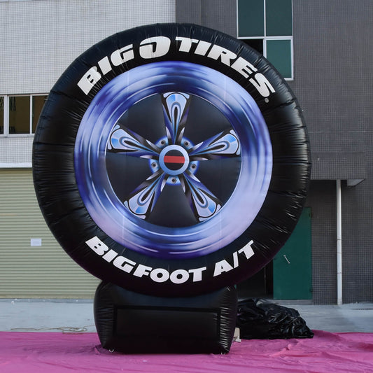 KeepFuns Giant tire inflatable model, tire brand promotion inflatable model, auto parts marketing display props