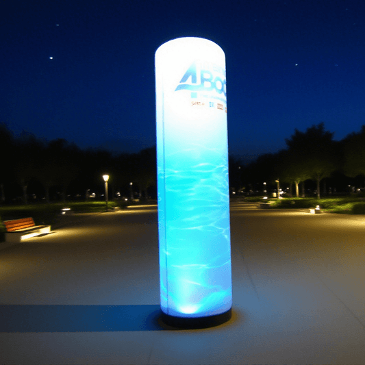 KeepFuns Gradient luminous inflatable lamppost, outdoor advertising display inflatable model, event atmosphere creation, LED luminous column