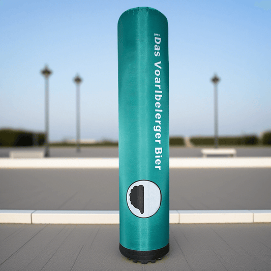 KeepFuns Green inflatable advertising lamppost beer brand promotion inflatable outdoor luminous publicity column props