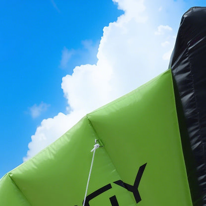 KeepFuns Green inflatable special-shaped advertising arch, brand creative publicity arch, indoor and outdoor activity display arch, energy drink promotion arch