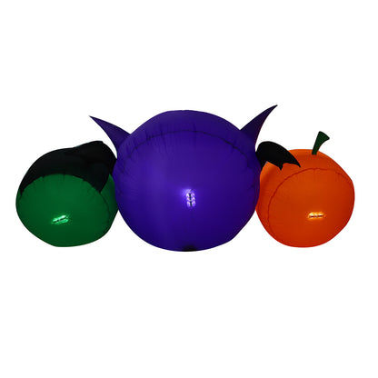 Halloween Inflatable Decoration Set Pumpkin Spider Monster Cartoon Shape Outdoor Garden Festival Decoration Props