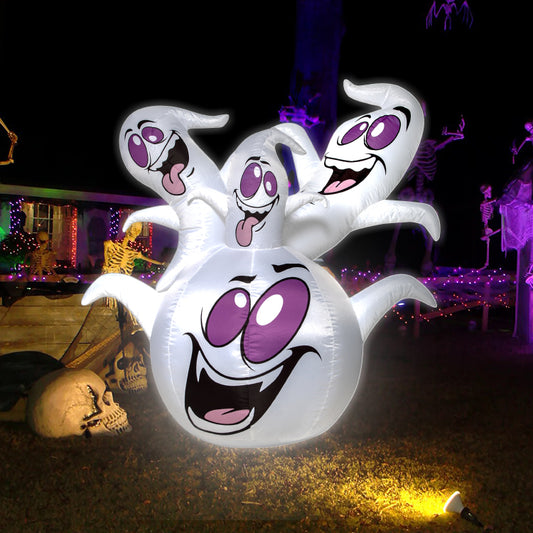 Halloween multiple ghost shape inflatable decorations