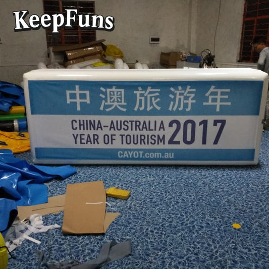 KeepFuns inflatable light tubes can be inflated quickly. They are customizable in size, color, and printed content, and are lightweight. They are suitable for store or product promotion, event promotion, etc.