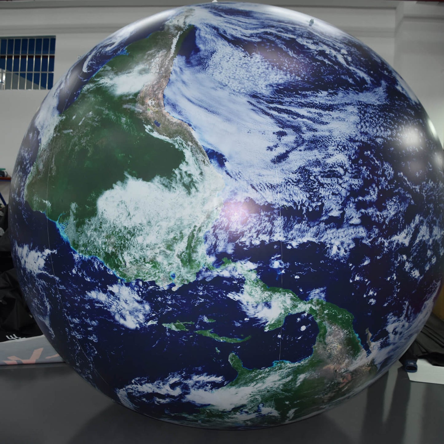 KeepFuns Inflatable Earth Model Large Planet Advertising Inflatable Astronomy Science Exhibition Props Simulation Globe Balloon