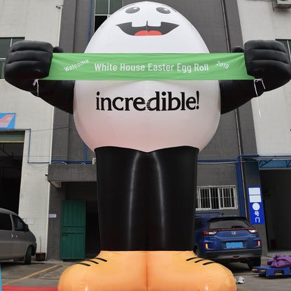 KeepFuns Inflatable Easter Egg Model White House Egg Roll Inflatable Model Holiday Theme Decoration Props