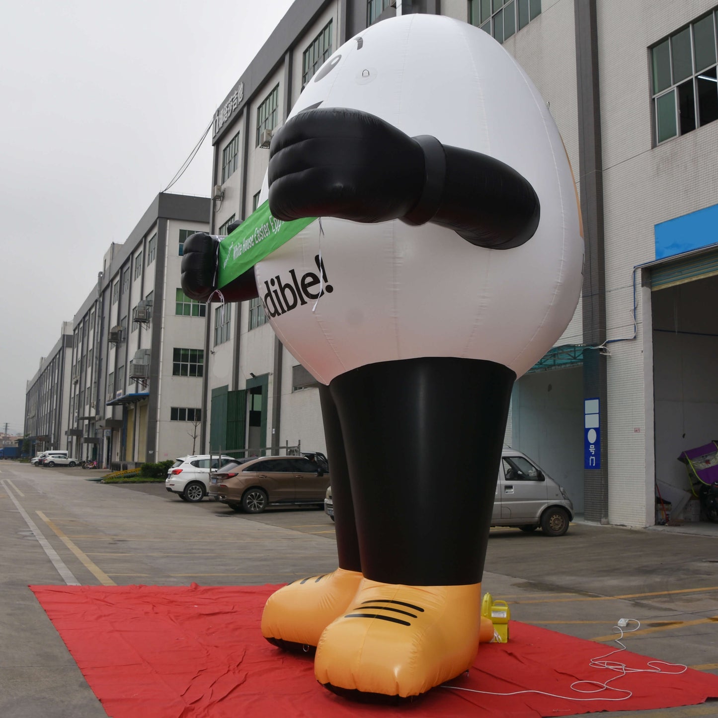 KeepFuns Inflatable Easter Egg Model White House Egg Roll Inflatable Model Holiday Theme Decoration Props