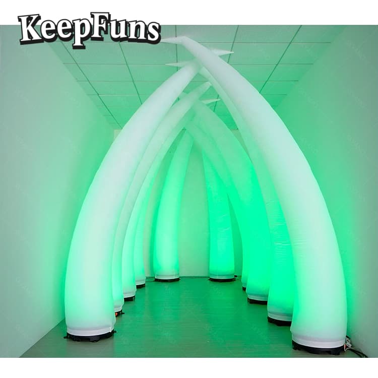 KeepFuns Inflatable Arch, which inflates quickly and is lightweight, is suitable for store promotions, advertising, commercial activities, outdoor events, etc.