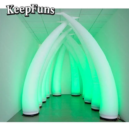 KeepFuns Inflatable Arch, which inflates quickly and is lightweight, is suitable for store promotions, advertising, commercial activities, outdoor events, etc.