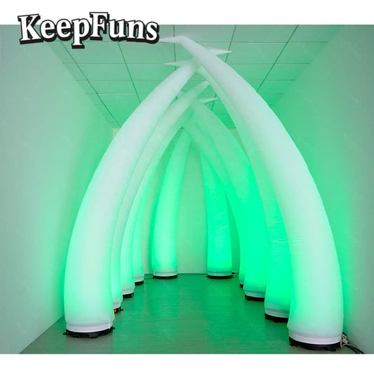 KeepFuns Inflatable Arch, which inflates quickly and is lightweight, is suitable for store promotions, advertising, commercial activities, outdoor events, etc.