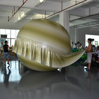 KeepFuns Inflatable Saturn model, large planet theme inflatable model, astronomy science exhibition props, simulated planet advertising balloon