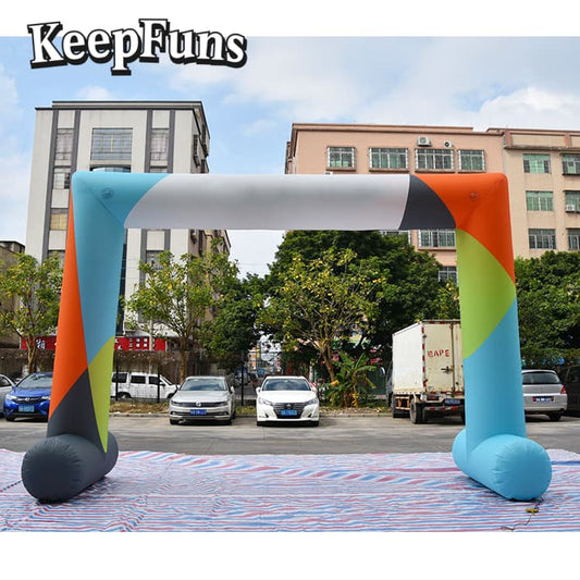 KeepFuns inflatable arch inflates quickly and is lightweight, suitable for store promotions, advertising, commercial activities, outdoor events, etc.