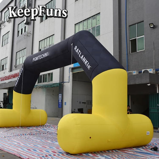 KeepFuns inflatable arch, which inflates quickly and is lightweight, is suitable for store promotions, advertising campaigns, commercial activities, outdoor events, etc.