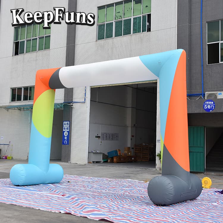 KeepFuns inflatable arch inflates quickly and is lightweight, suitable for store promotions, advertising, commercial activities, outdoor events, etc.