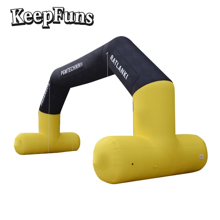 KeepFuns inflatable arch, which inflates quickly and is lightweight, is suitable for store promotions, advertising campaigns, commercial activities, outdoor events, etc.