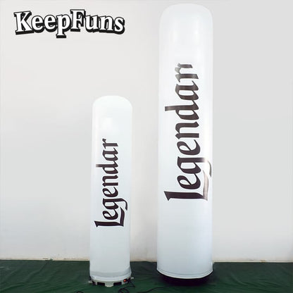 KeepFuns inflatable light pole, which can be customized in color and printed content, inflates quickly, and is suitable for store promotions, advertising, other commercial activities, etc.