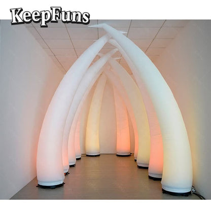 KeepFuns Inflatable Arch, which inflates quickly and is lightweight, is suitable for store promotions, advertising, commercial activities, outdoor events, etc.