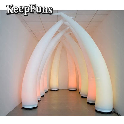 KeepFuns Inflatable Arch, which inflates quickly and is lightweight, is suitable for store promotions, advertising, commercial activities, outdoor events, etc.