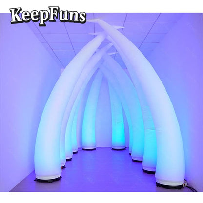 KeepFuns Inflatable Arch, which inflates quickly and is lightweight, is suitable for store promotions, advertising, commercial activities, outdoor events, etc.