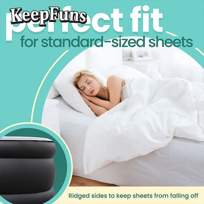 KeepFuns air mattress inflates quickly and is suitable for families, camping, and other outdoor activities.