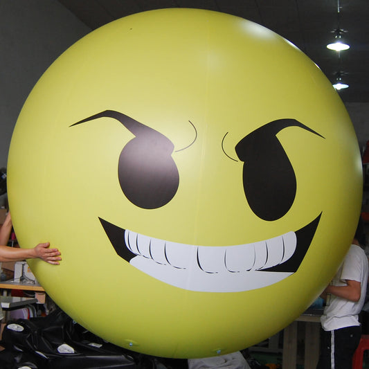 KeepFuns Funny expression inflatable advertising ball, large-scale exhibition interactive props, activity atmosphere creation inflatable model