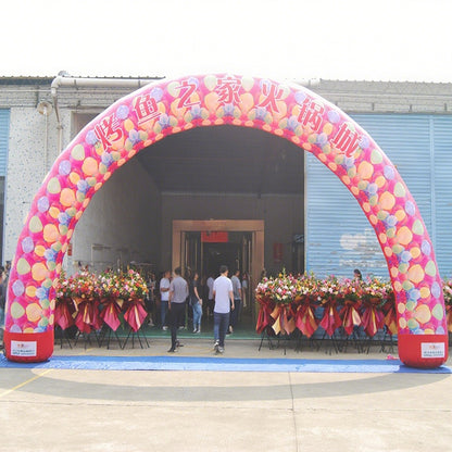 KeepFuns Inflatable arch set for public welfare activities, customized semicircular arches for multiple scenes, outdoor events, exhibitions, celebrations and publicity arch combinations