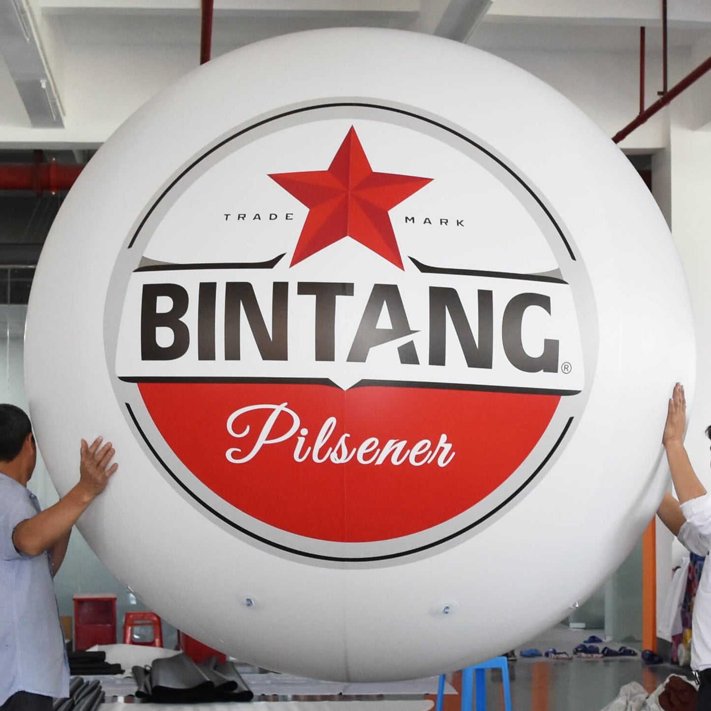 KeepFuns Inflatable beer advertising ball for large-scale events, outdoor promotion and display props