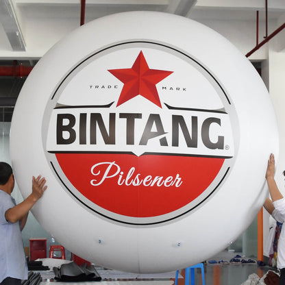 KeepFuns Inflatable beer advertising ball for large-scale events, outdoor promotion and display props