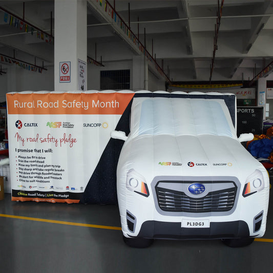 KeepFuns Inflatable car models for road safety promotions, public welfare events, and brand promotion props