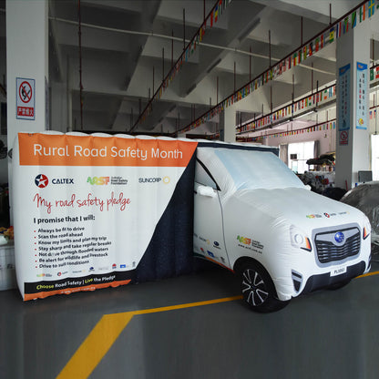 KeepFuns Inflatable car models for road safety promotions, public welfare events, and brand promotion props
