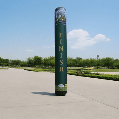 KeepFuns Inflatable outdoor event finish light pole, marathon/running event logo inflatable model, custom text luminous inflatable column