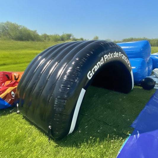 KeepFuns Inflatable semicircular arch, tire-shaped advertising arch, outdoor event promotion arch, brand-customized event arch