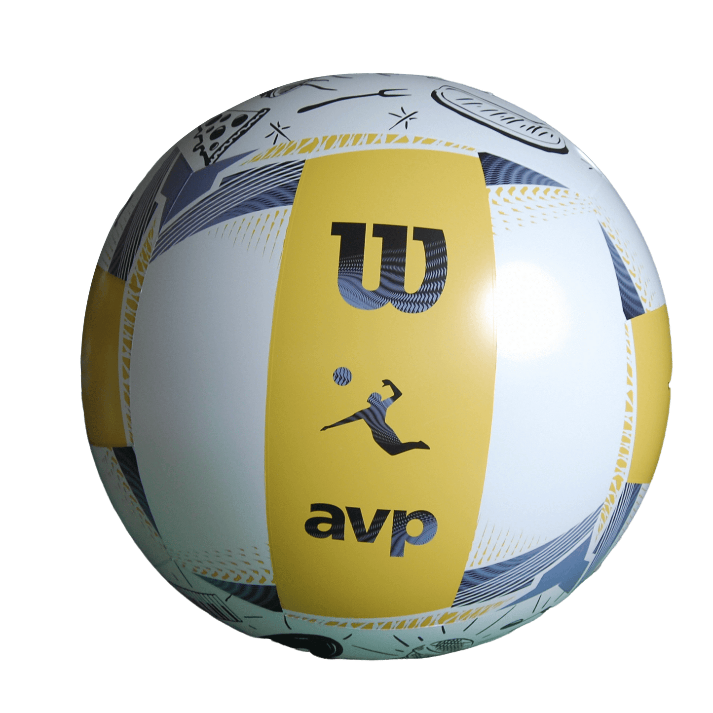 KeepFuns Inflatable volleyball for competition, beach volleyball, outdoor event training