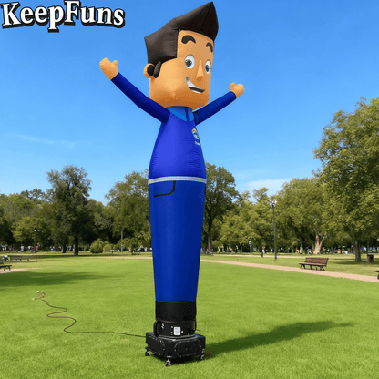 KeepFuns Cartoon Character Inflatable Dancer Advertising Model Activity Drainage Inflatable Model Outdoor Promotional Props