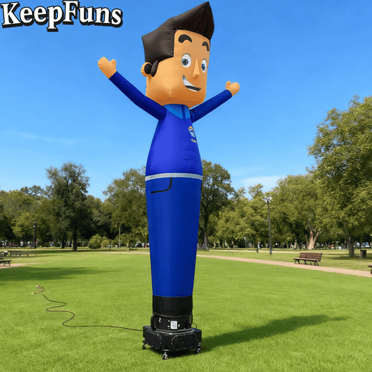 KeepFuns Cartoon Character Inflatable Dancer Advertising Model Activity Drainage Inflatable Model Outdoor Promotional Props
