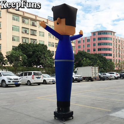 KeepFuns Cartoon Character Inflatable Dancer Advertising Model Activity Drainage Inflatable Model Outdoor Promotional Props