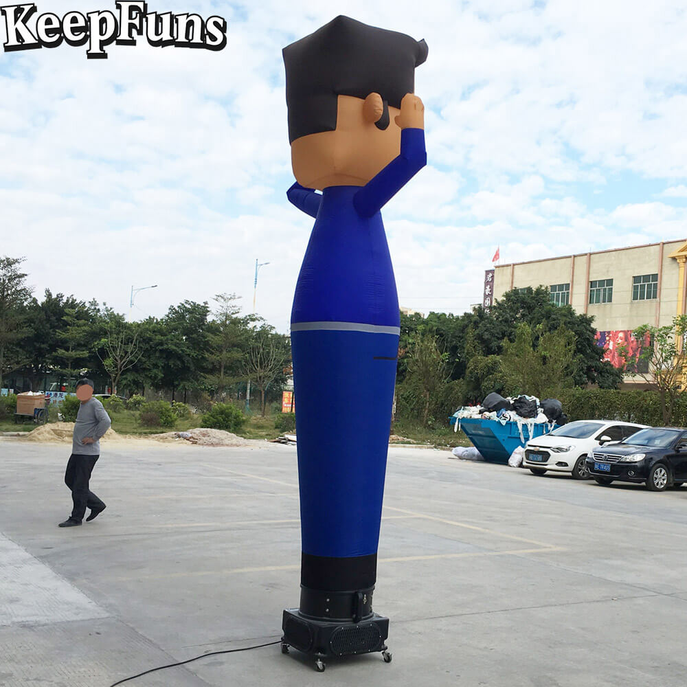 KeepFuns Cartoon Character Inflatable Dancer Advertising Model Activity Drainage Inflatable Model Outdoor Promotional Props