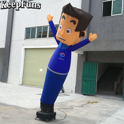 KeepFuns Cartoon Character Inflatable Dancer Advertising Model Activity Drainage Inflatable Model Outdoor Promotional Props