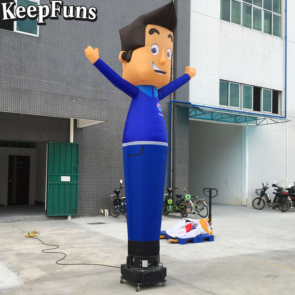 KeepFuns Cartoon Character Inflatable Dancer Advertising Model Activity Drainage Inflatable Model Outdoor Promotional Props