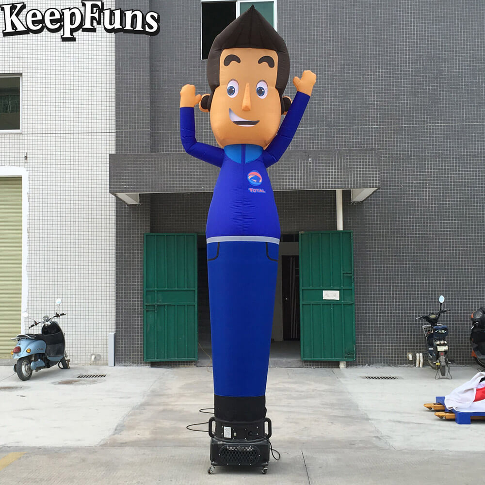 KeepFuns Cartoon Character Inflatable Dancer Advertising Model Activity Drainage Inflatable Model Outdoor Promotional Props