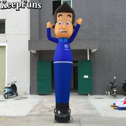 KeepFuns Cartoon Character Inflatable Dancer Advertising Model Activity Drainage Inflatable Model Outdoor Promotional Props