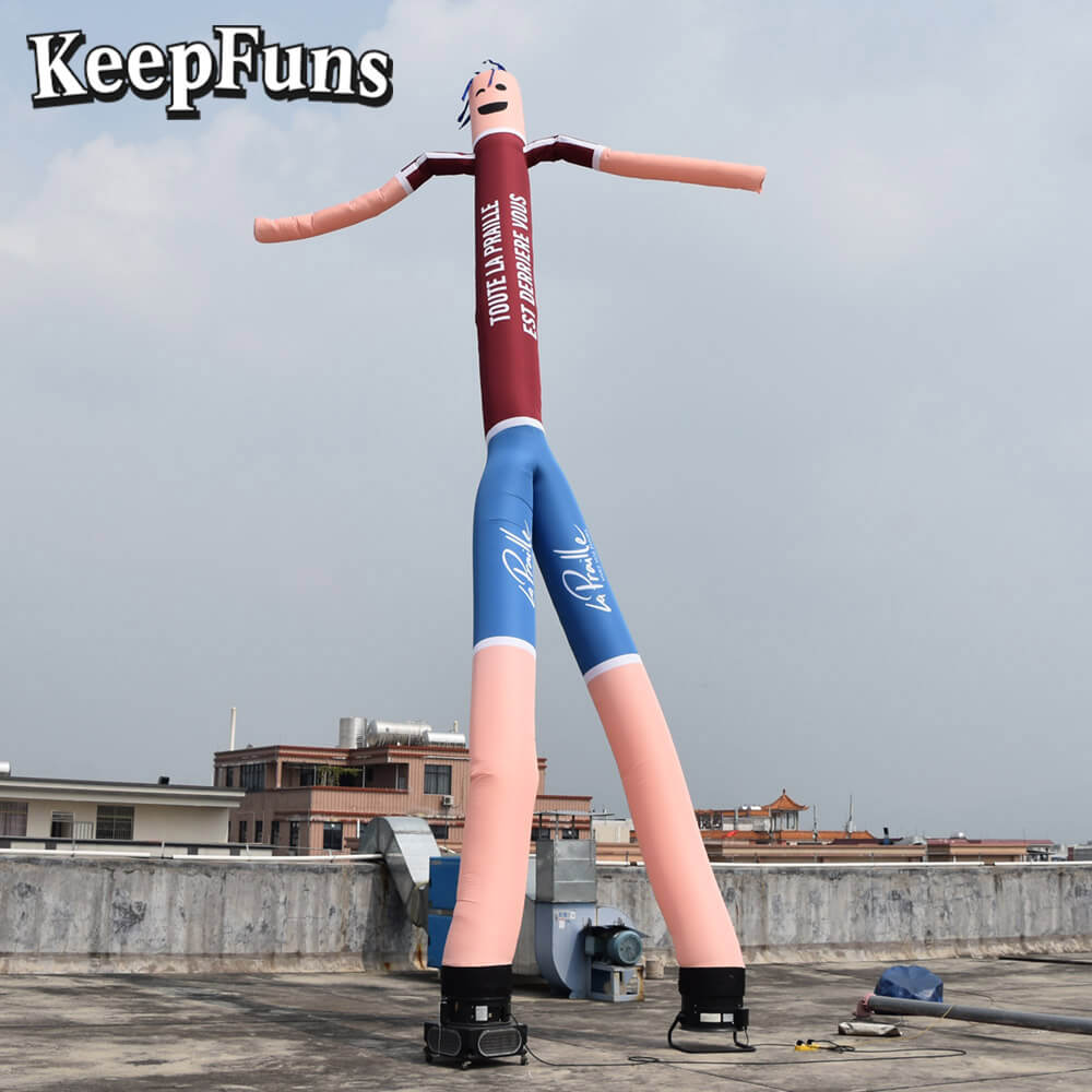 KeepFuns Cartoon Humanoid Inflatable Dancer Advertising Model Activity Drainage Inflatable Model Outdoor Promotional Props
