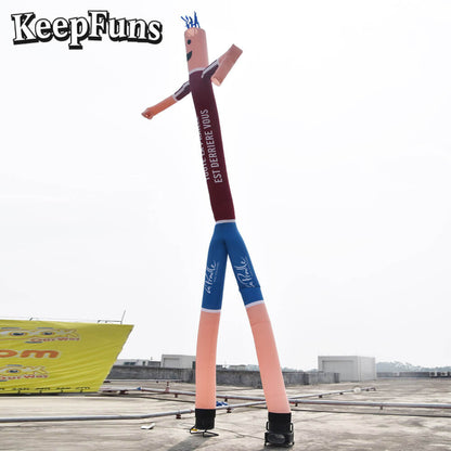 KeepFuns Cartoon Humanoid Inflatable Dancer Advertising Model Activity Drainage Inflatable Model Outdoor Promotional Props
