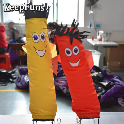 KeepFuns Colorful Cartoon Inflatable Dancer Advertising Model Shopping Mall Activity Drainage Inflatable Model Outdoor Promotional Props
