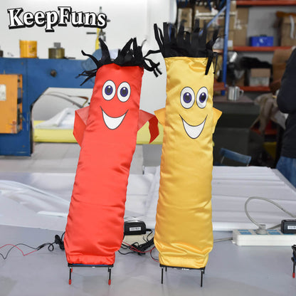 KeepFuns Colorful Cartoon Inflatable Dancer Advertising Model Shopping Mall Activity Drainage Inflatable Model Outdoor Promotional Props