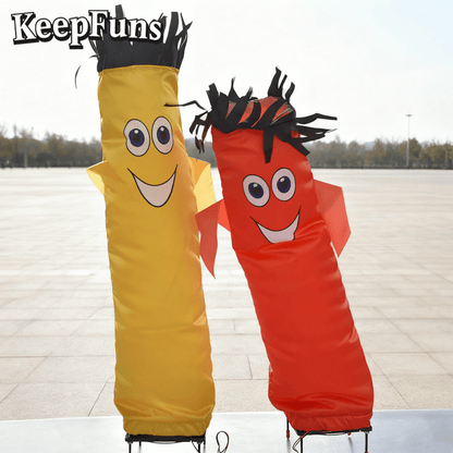 KeepFuns Colorful Cartoon Inflatable Dancer Advertising Model Shopping Mall Activity Drainage Inflatable Model Outdoor Promotional Props