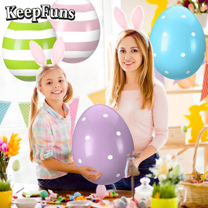 KeepFuns Easter Egg Inflatable Decoration - Inflatable Model for Indoor and Outdoor Festive Atmosphere Decoration