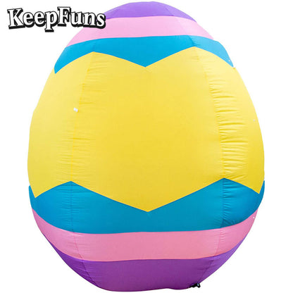 KeepFuns Easter Egg Inflatable Decoration - Outdoor Yard Festive Atmosphere Decoration Inflatable